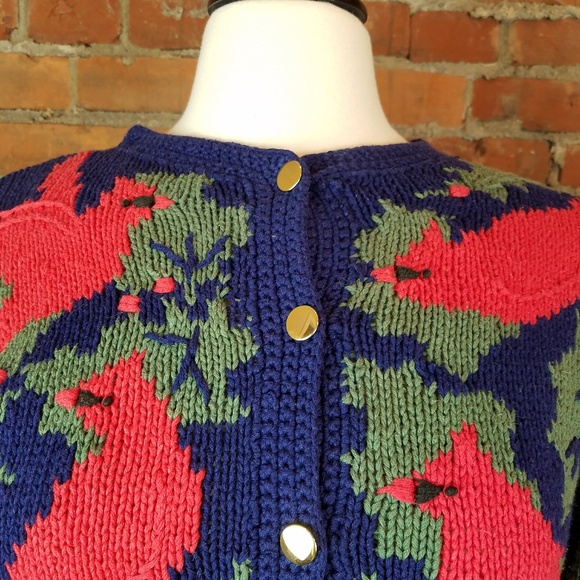 SOLD Vintage Orvis Women's Cardigan Sweater - Picture 3 of 8